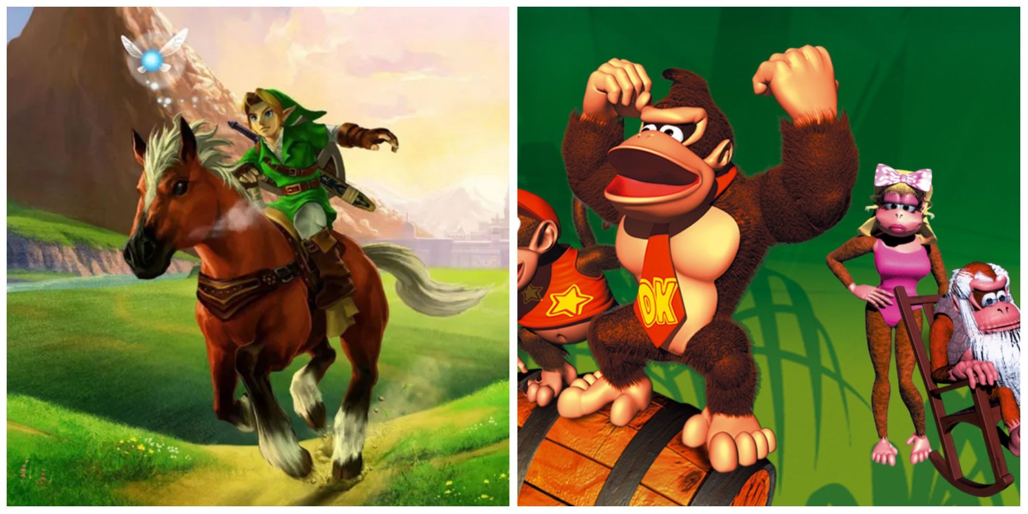 Ocarina of Time and Donkey Kong Country