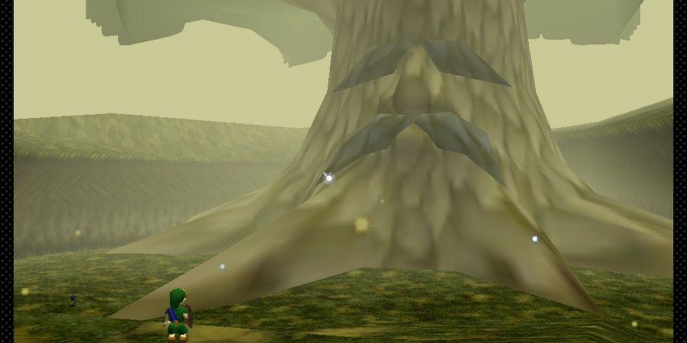 Ocarina of Time N64 Link With The Great Deku Tree