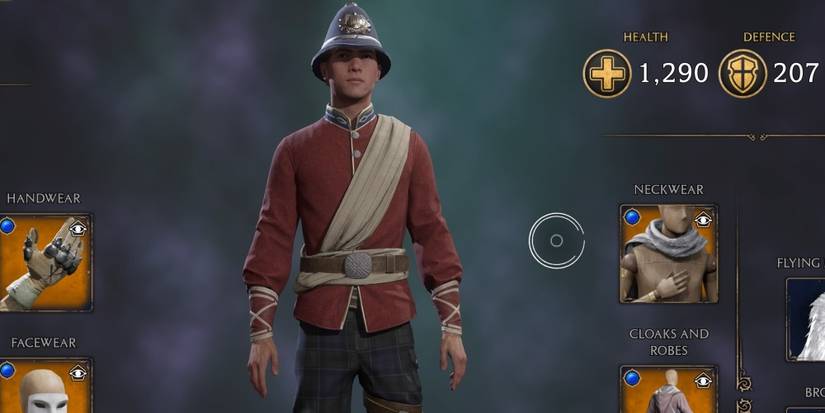 officer uniform in hogwarts legacy