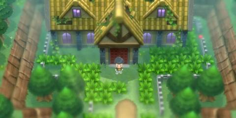 Old Chateau- player standing outside