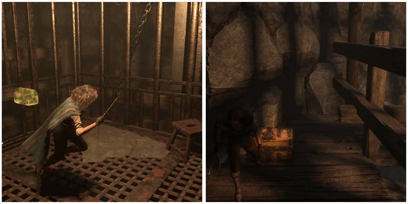 opening a chest in hogwarts legacy 