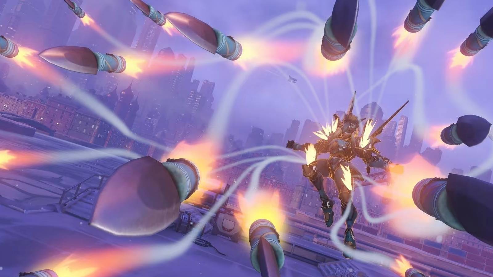 pharah rocket barage play of the game