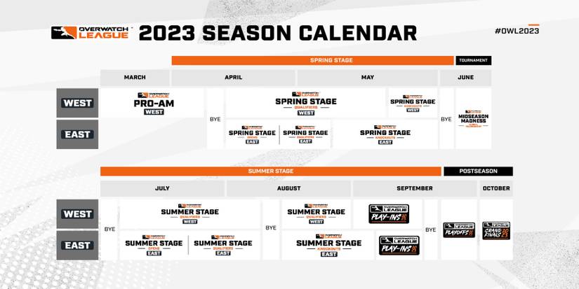 OWL 2023 Calendar