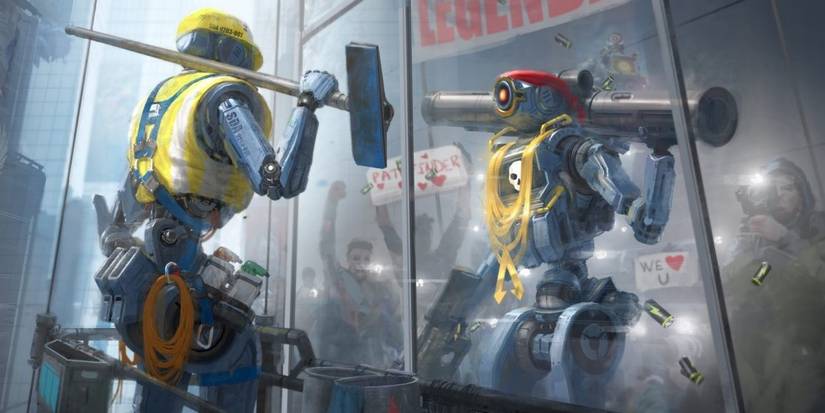 Pathfinder apex legends art