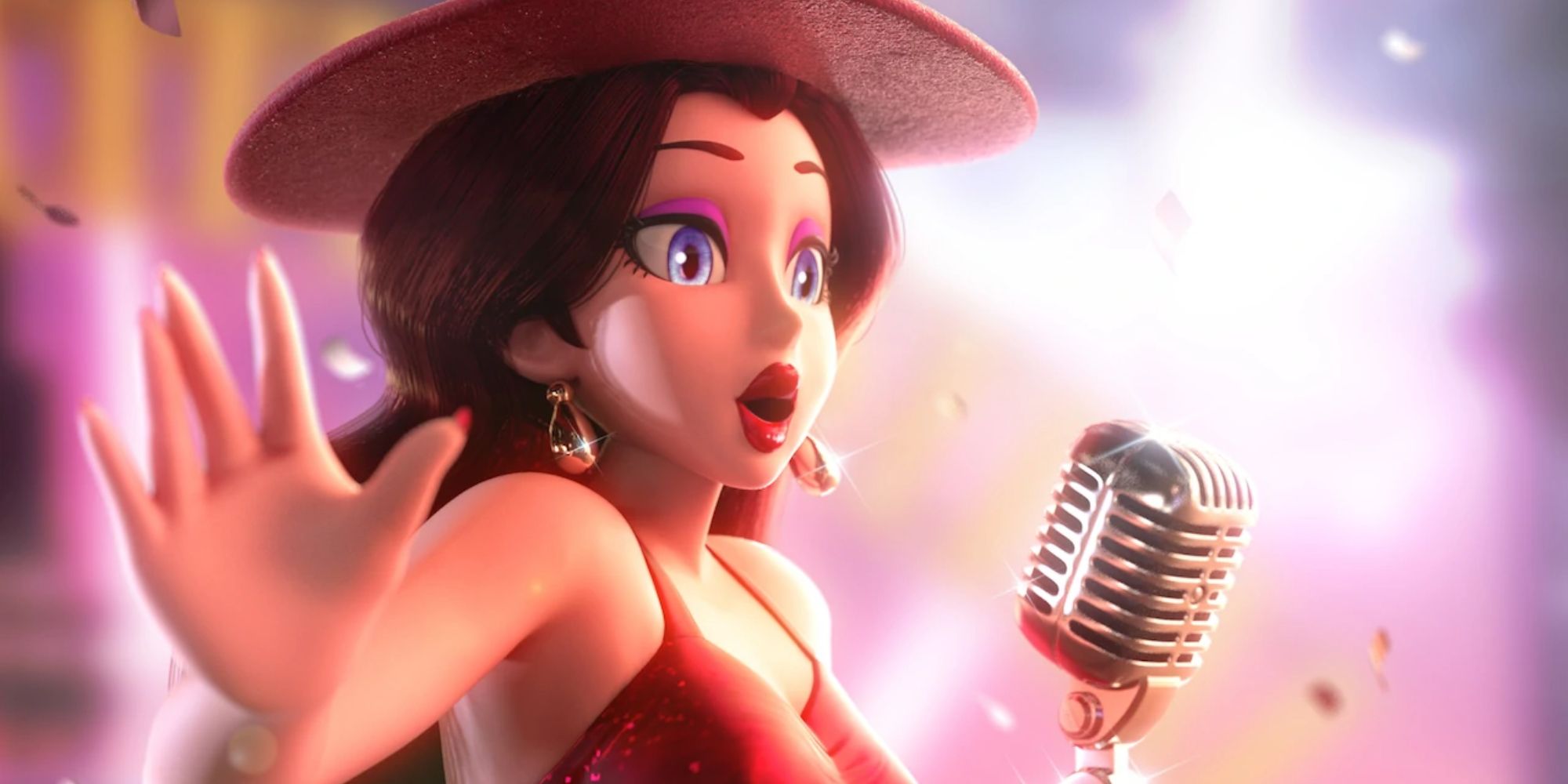 Pauline singing in Mario Odyssey