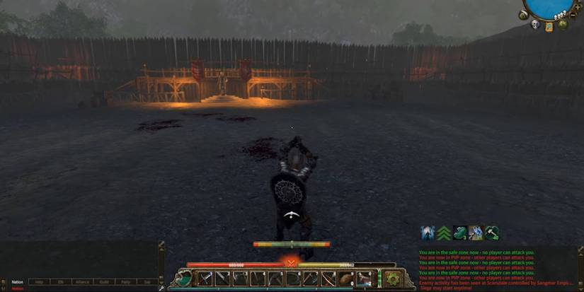 Gloria Victis Performing A Heavy Attack