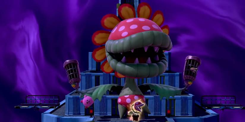 Petey Piranha attacking Kirby in New Donk City
