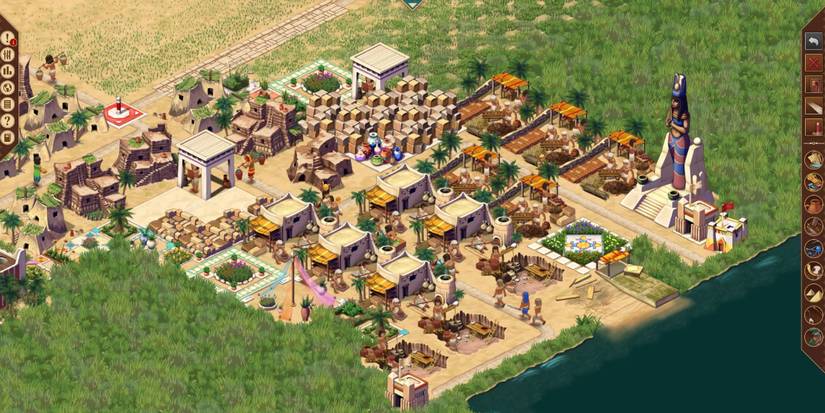 Pharaoh A New Era Small City With Gardens