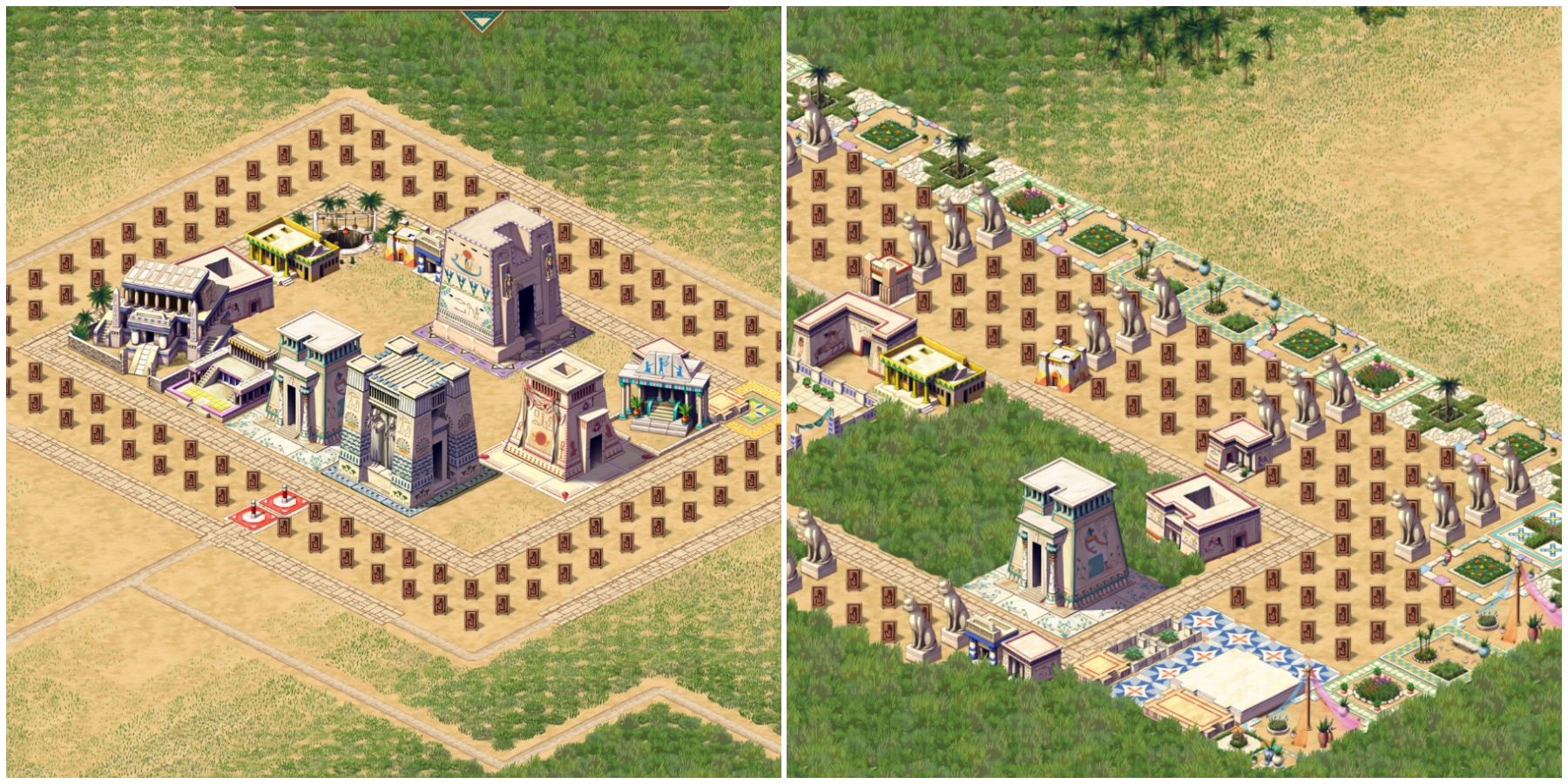 pharaoh best housing layouts