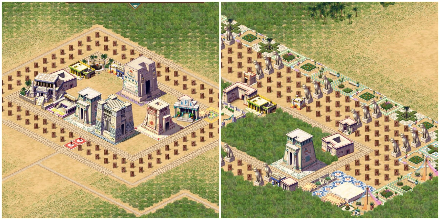 Pharaoh - A New Era: 7 Best Housing Layouts