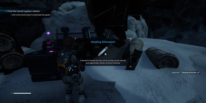 Picking up a Healing Stimulant in Scars Above