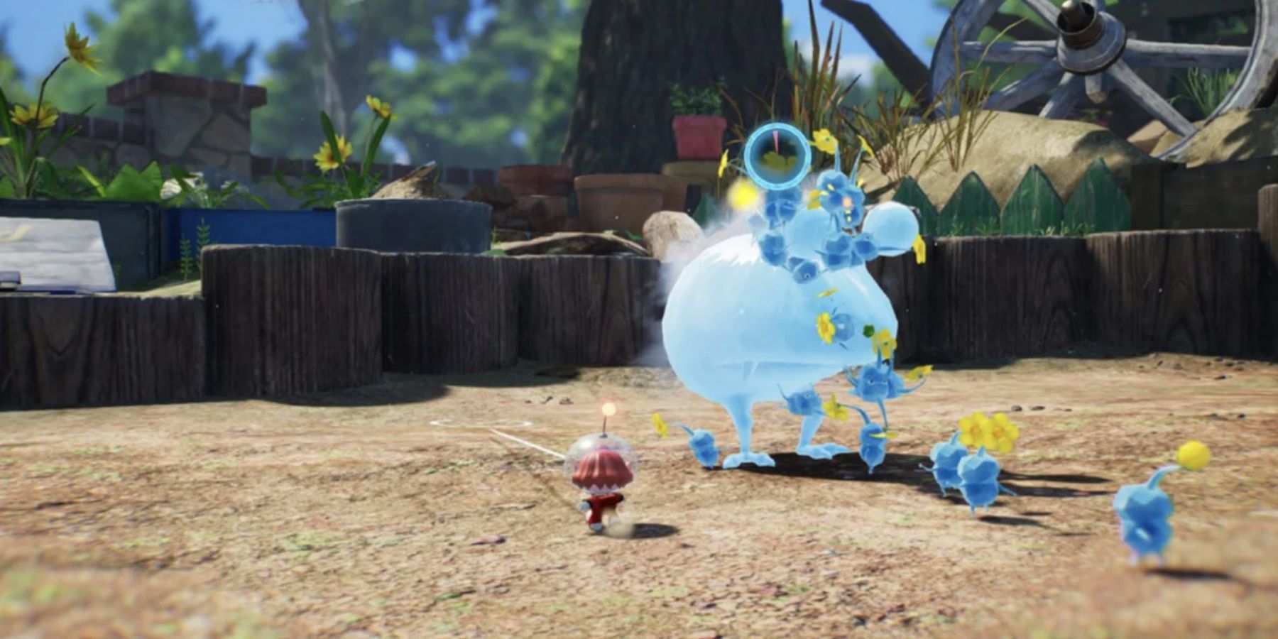 Pikmin 4 Ice Pikmin Attack