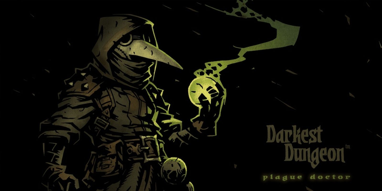 Red Hook Studio's official wallpaper for Darkest Dungeon's Plague Doctor