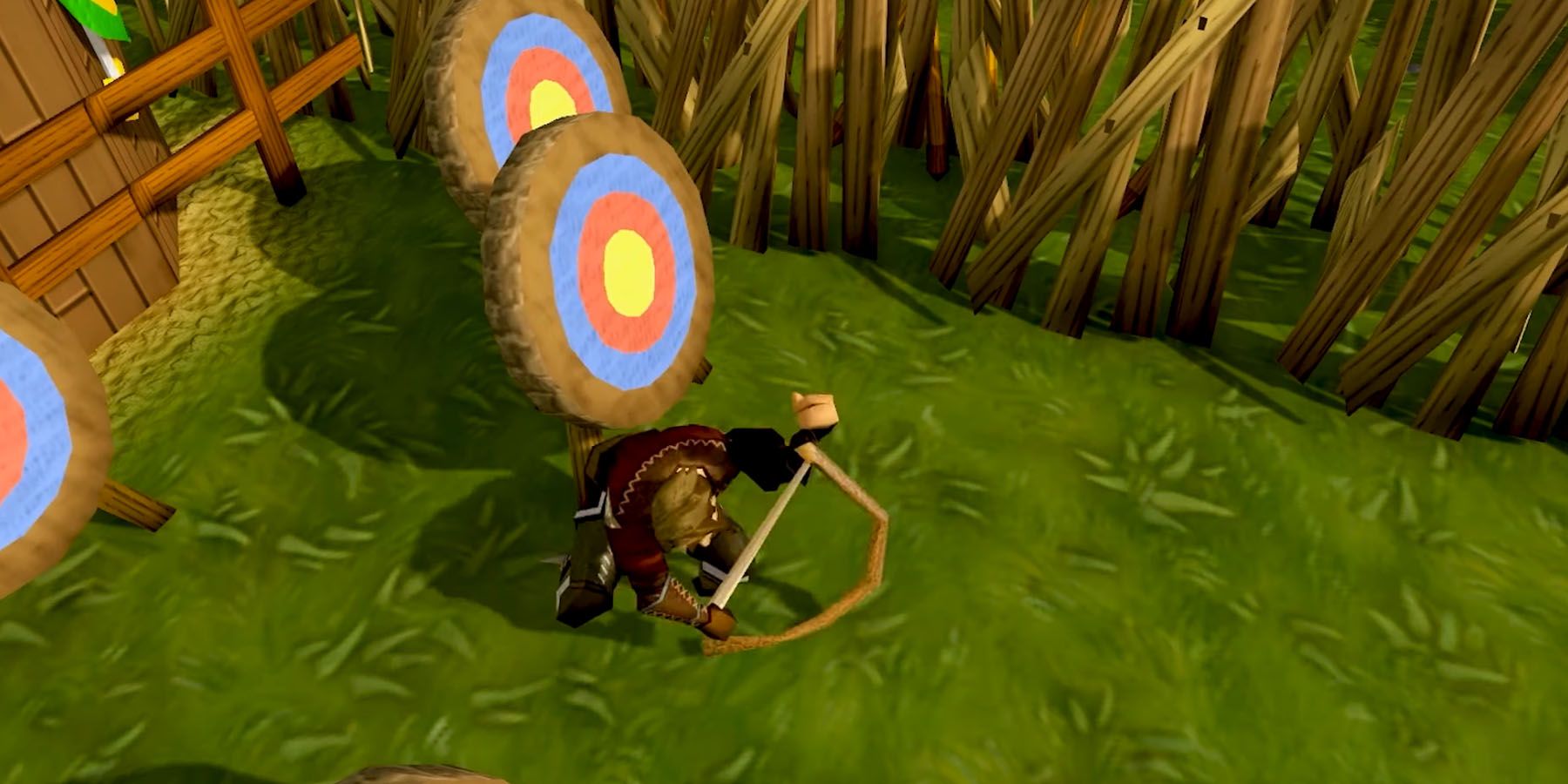 Player engaging in Fletching in RuneScape