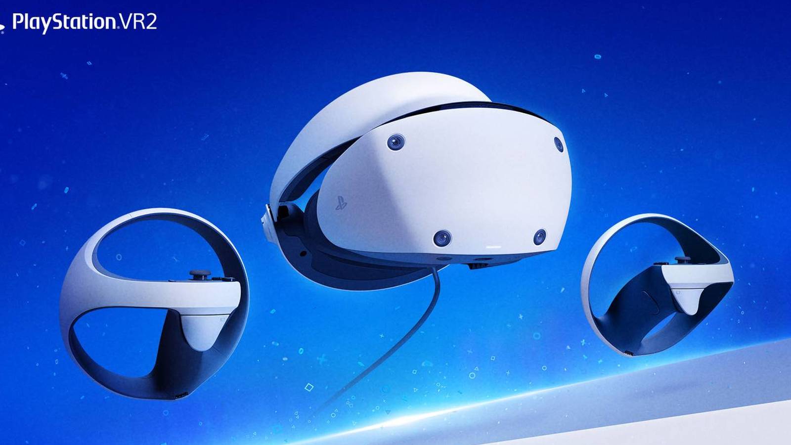 ps vr2 headset and sense controllers