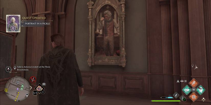 Portrait in a Pickle side quest in Hogwarts Legacy