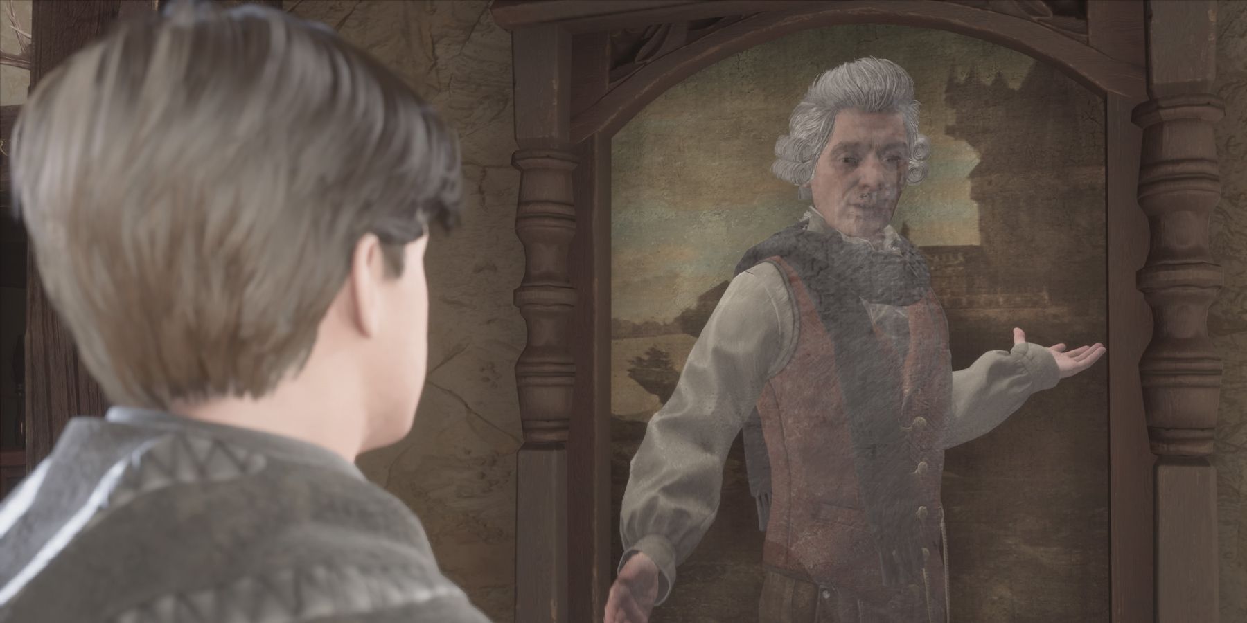 Ferdinand Octavius Pratt Portrait in a Pickle in Hogwarts Legacy