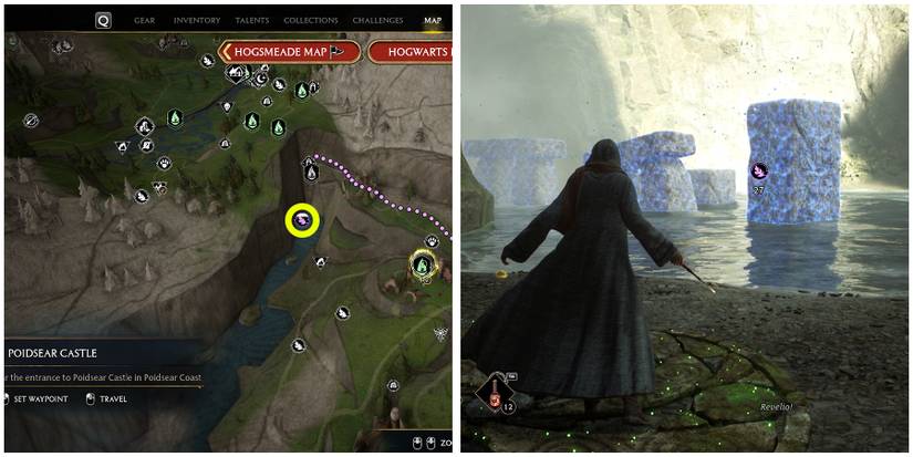 poidsear coast merlin trial 1 location in hogwarts legacy