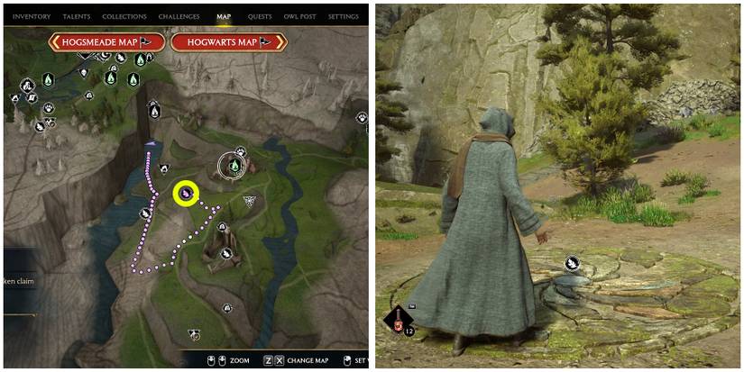 poidsear coast merlin trial 2 location in hogwarts legacy