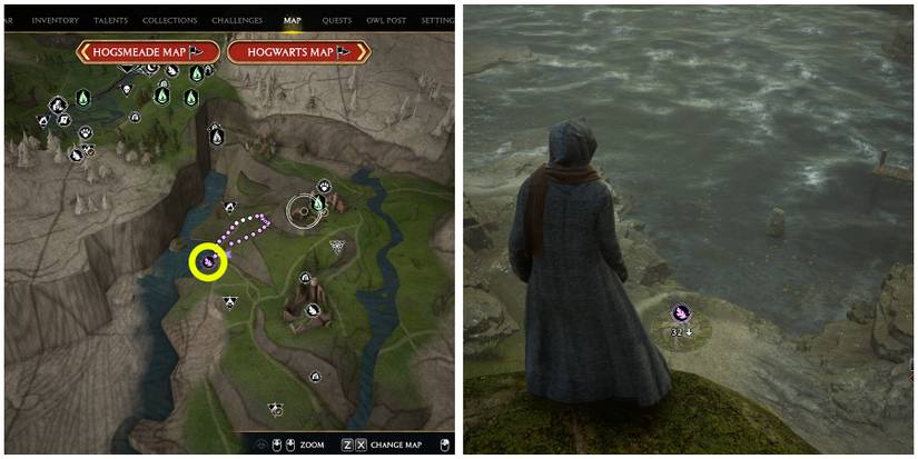 poidsear coast merlin trial 3 location in hogwarts legacy
