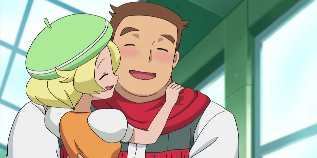 Pokemon Anime Bianca and her Father