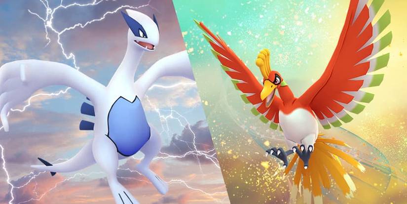 Pokemon Johto Region Lugia Ho Oh