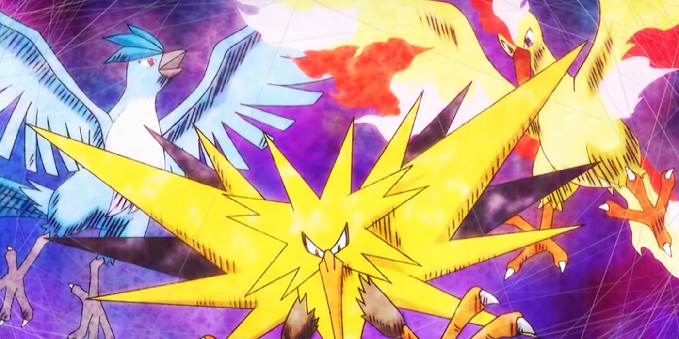 Pokemon Kanto Region Legendary Birds