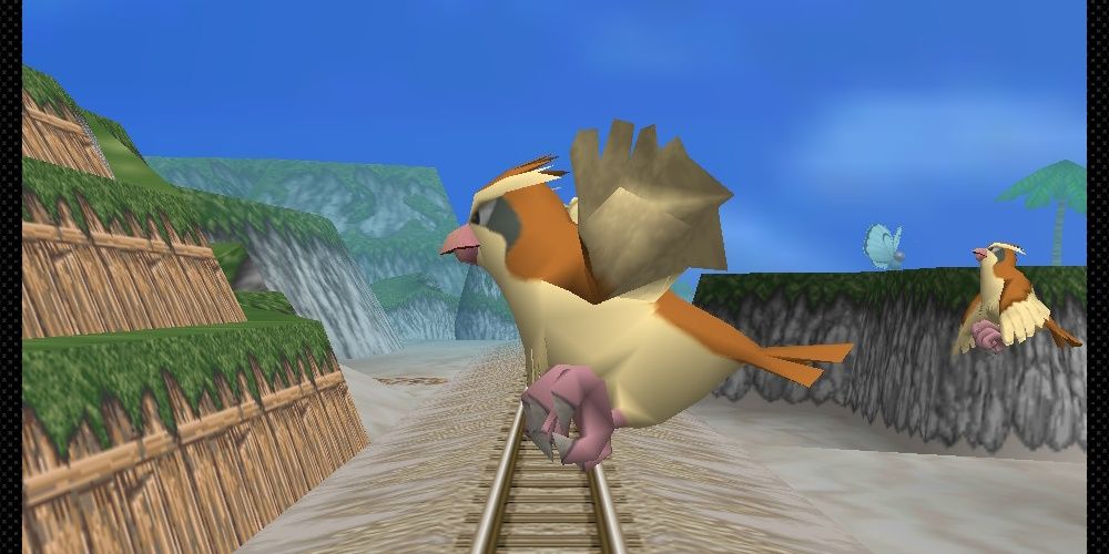 Pokemon Snap N64 Photo Of A Pidgey