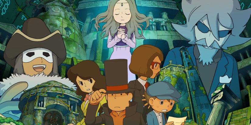 The cover art of Professor Layton And The Azran Legacy 