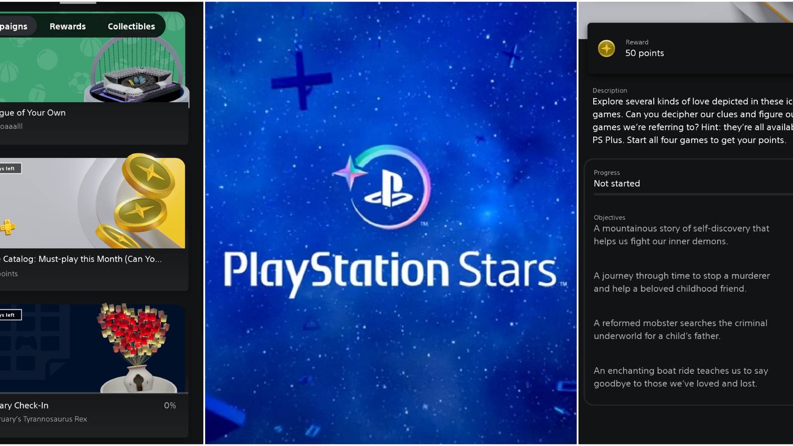 PS Stars campaign must play game catalog can you feel the love