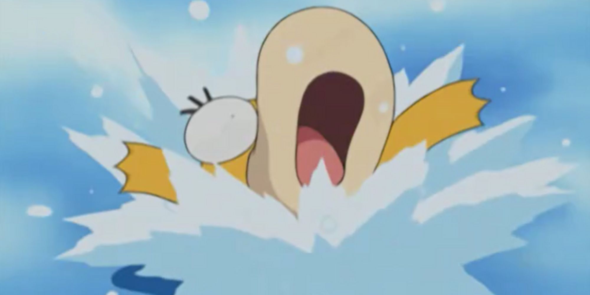 Misty's Psyduck drowning