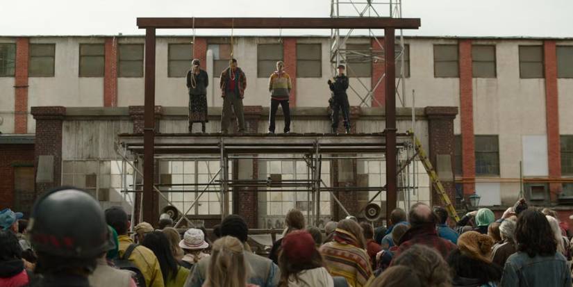 FEDRA carrying out public executions in The Last of Us.