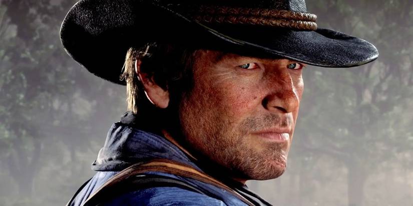 Image from Red Dead Redemption 2 showing a close-up of Arthur Morgan's face.