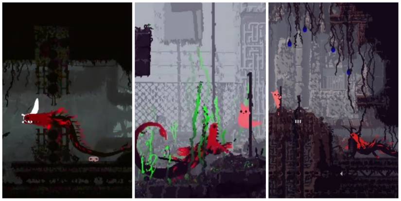 Red Lizards in Rain World