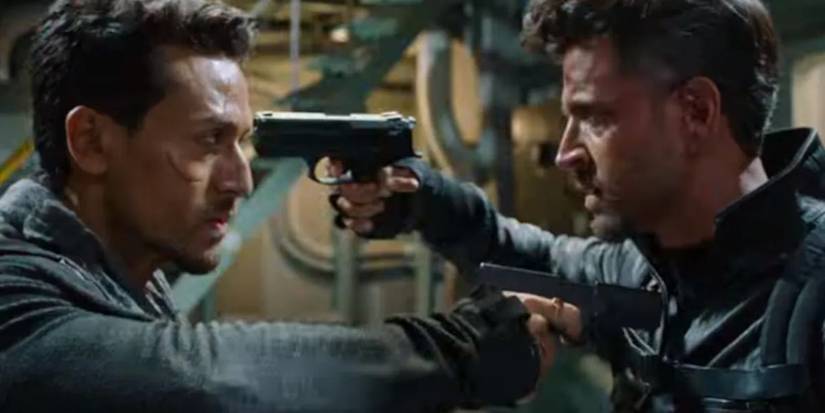 Hrithik Roshan and Tiger Shroff in War