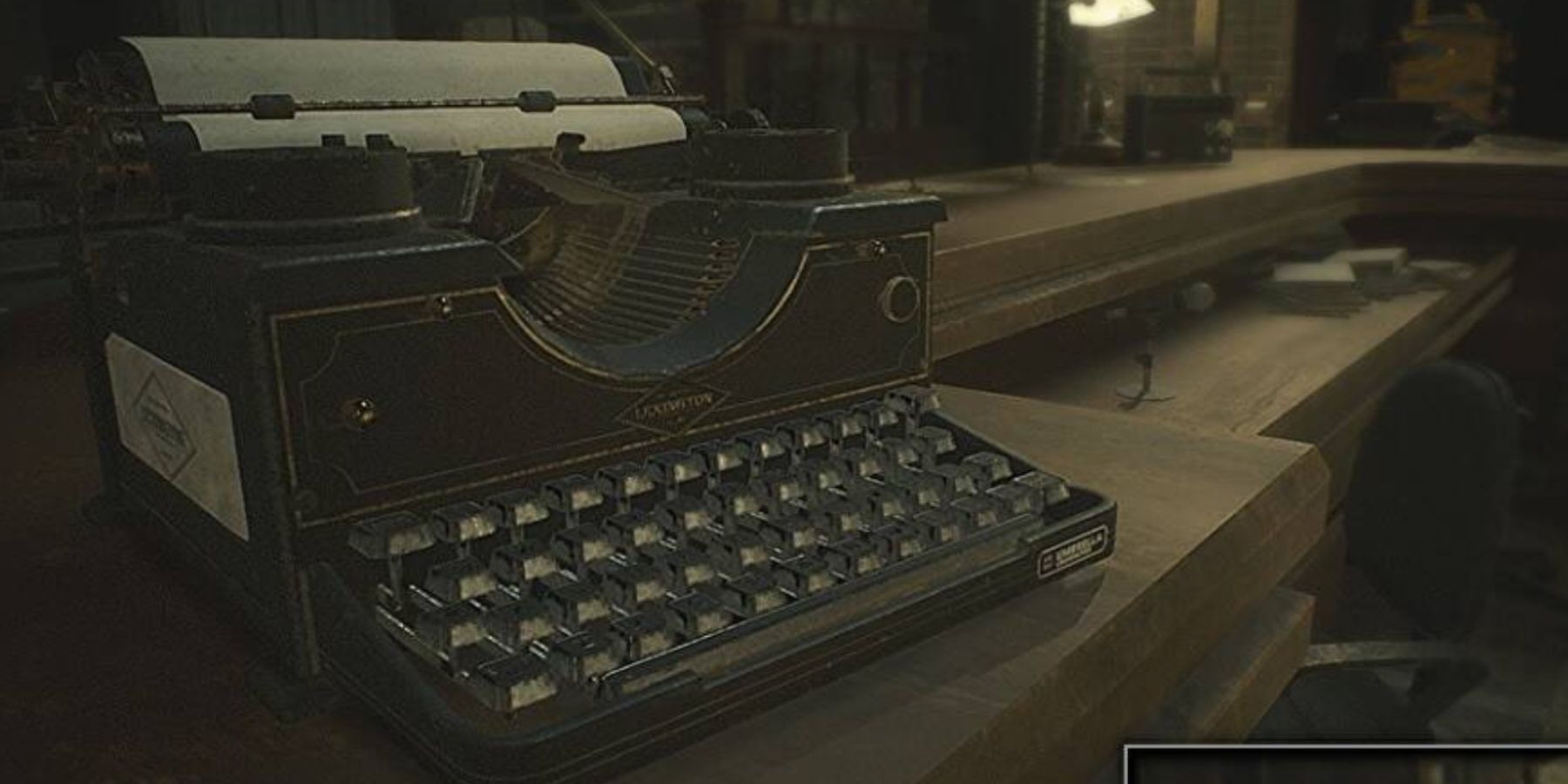 Resident Evil 2 Typewriter