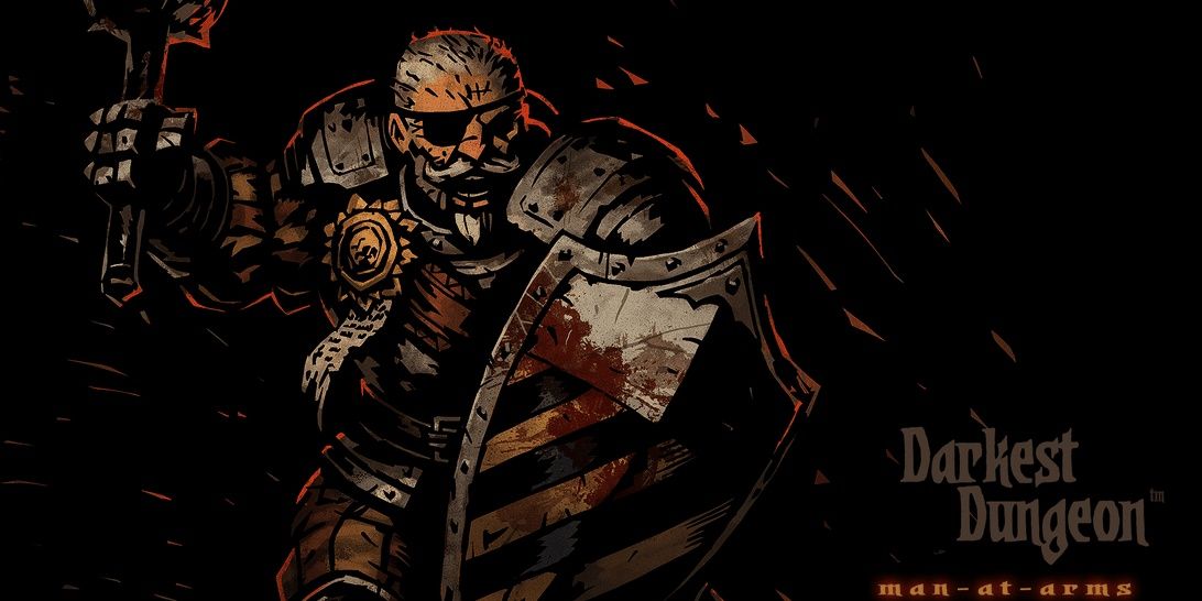 Red Hook Studio's official wallpaper for Darkest Dungeon's Man-at-Arms