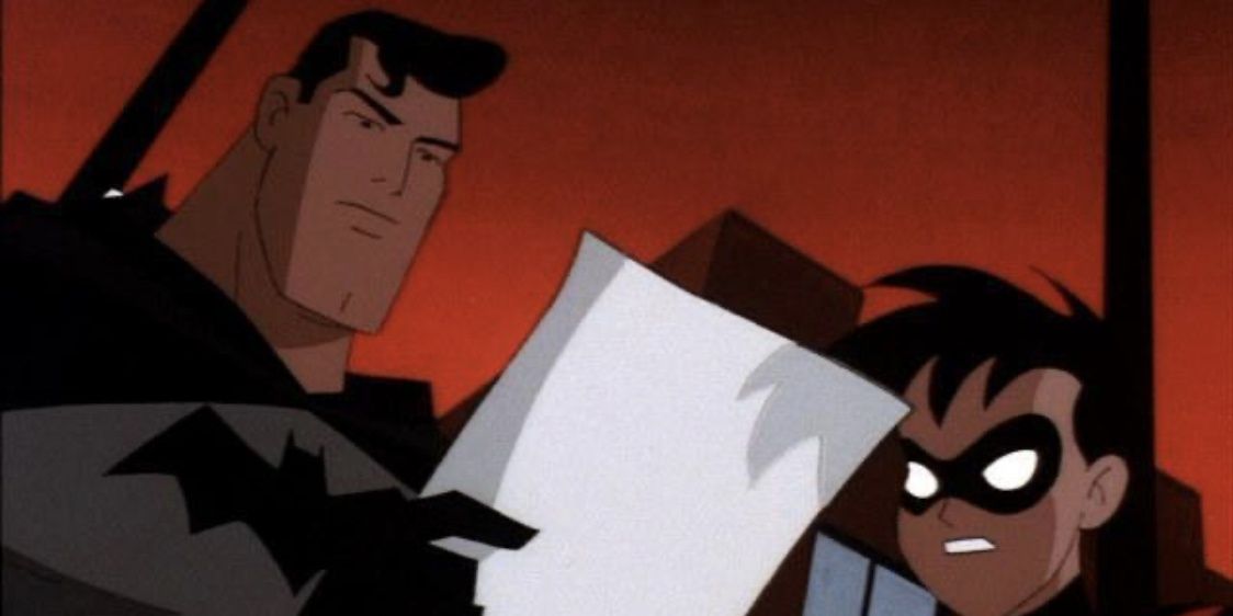 Superman and Robin in Superman: The Animated Series