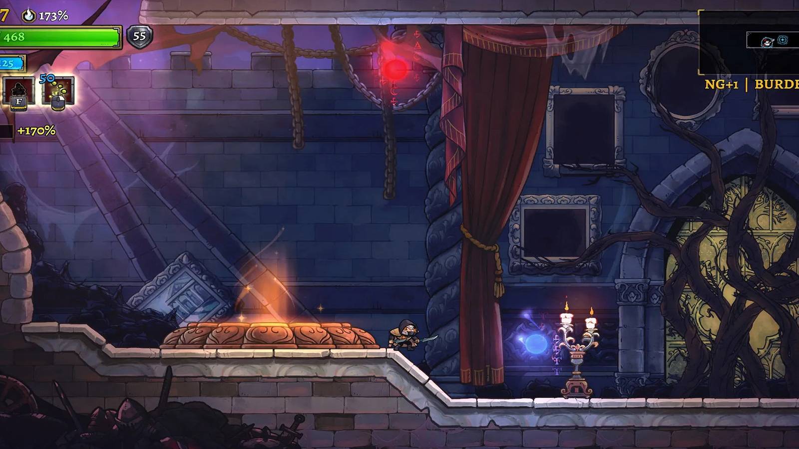 image of a scar in rogue legacy 2.