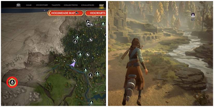 ruin location in hogwarts legacy