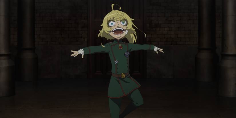 Saga Of Tanya the Evil The Movie -Tanya outstretching her arms
