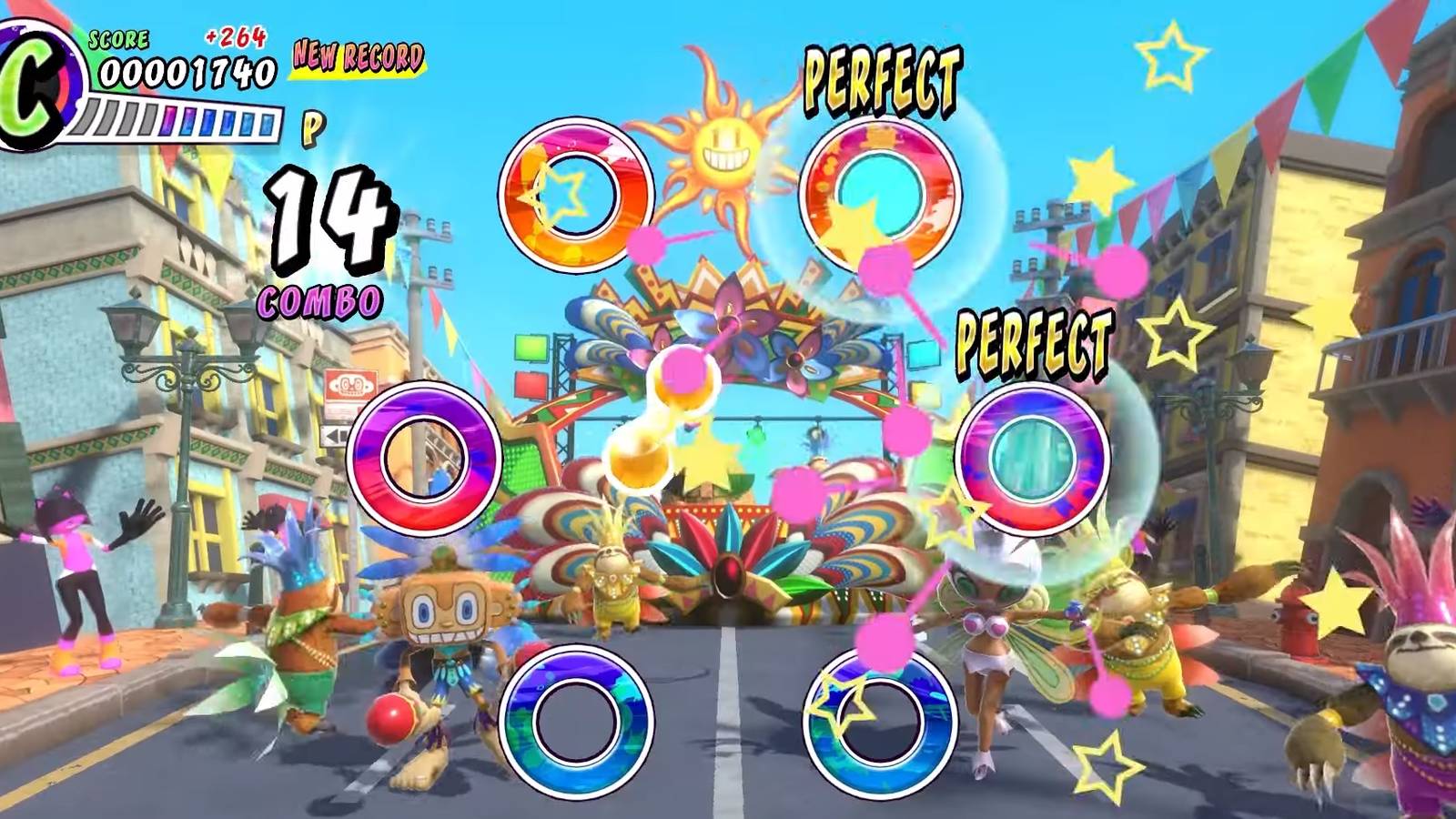Screenshot from the Samba de Amigo Party Central trailer