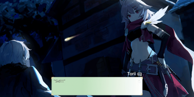 Souls of Chronos Tori talking to gamers with chatbox
