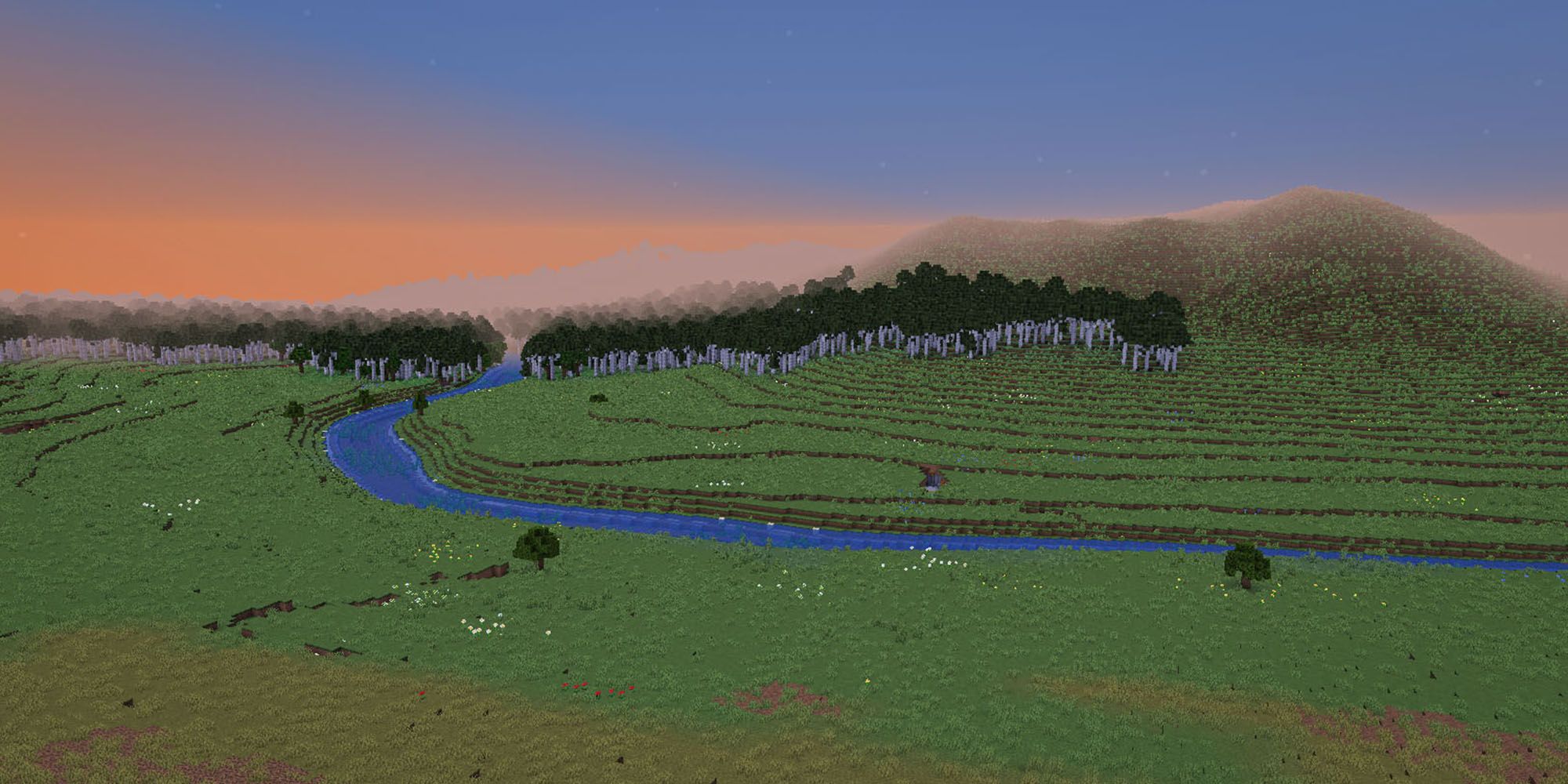 Screenshot of TerraForged Minecraft Mod