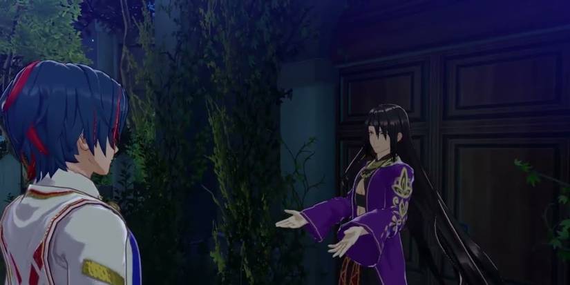 A player talking to Seadall in the Somniel