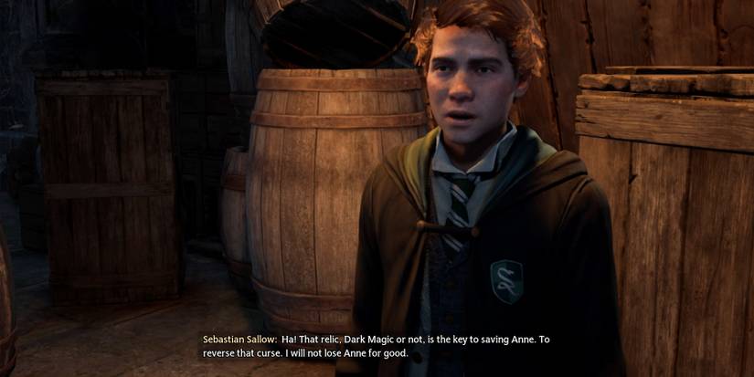 sebastian talking about anne in hogwarts legacy