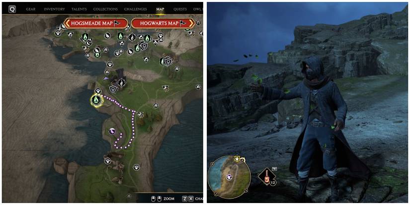 manor cape merlin trial 2 in hogwarts legacy