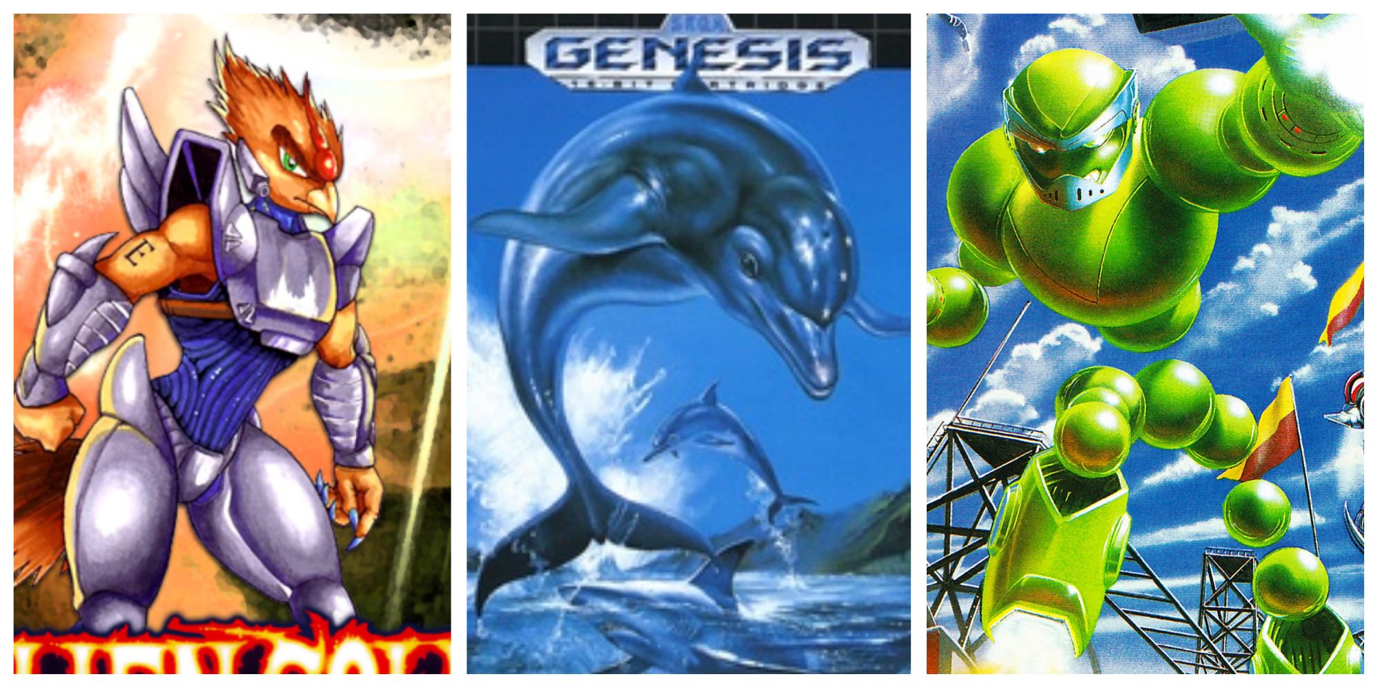sega genesis games covers