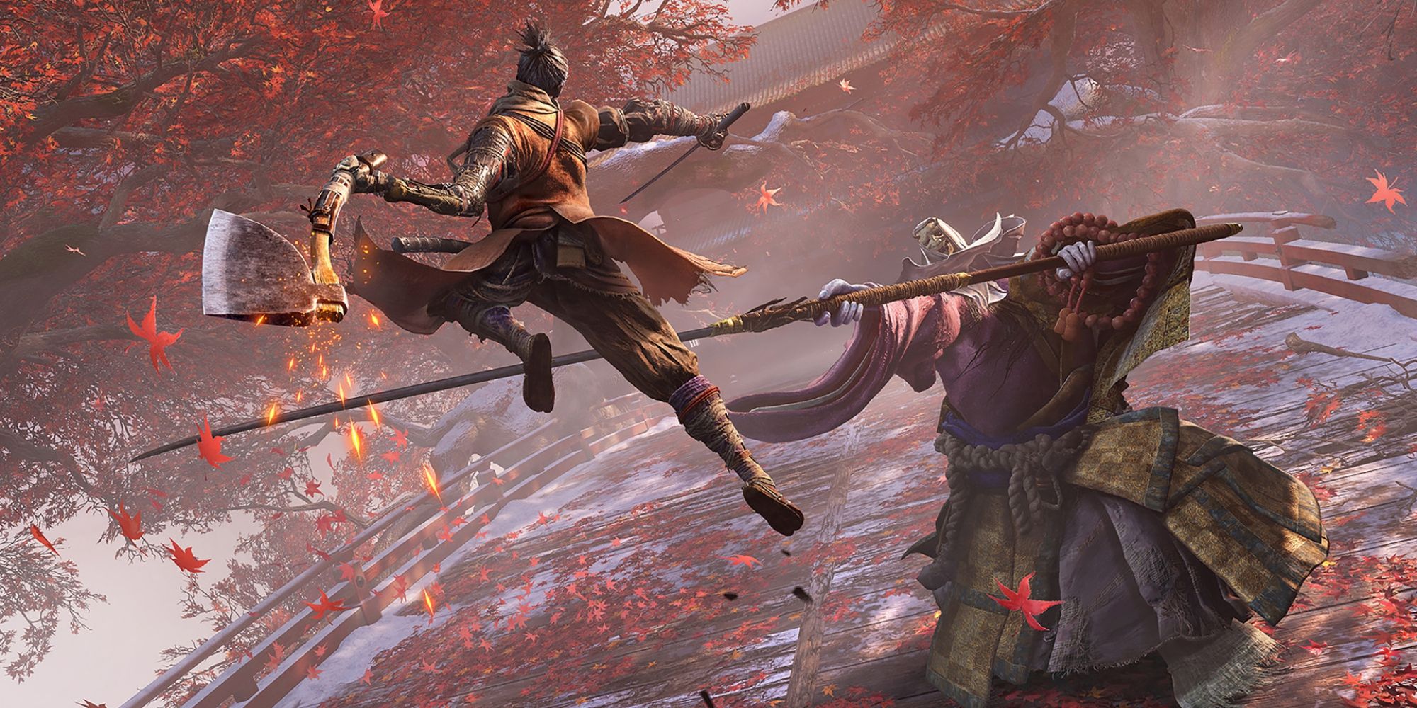 battle in Sekiro Shadows Die Twice