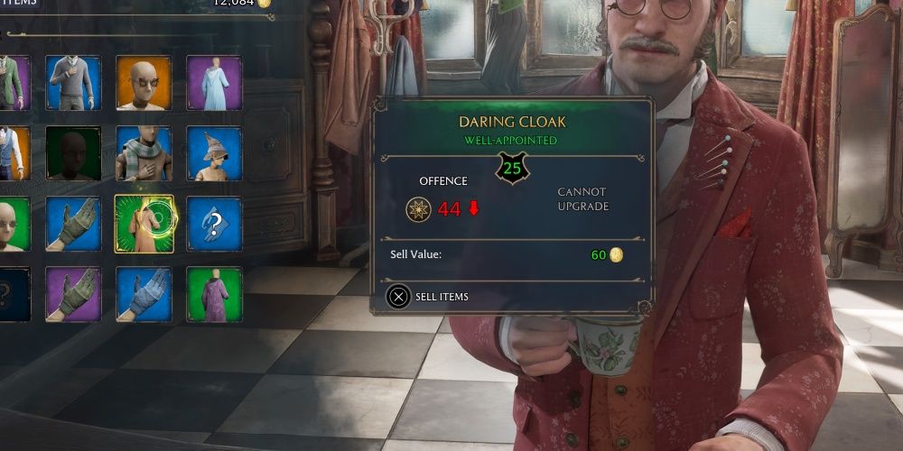 selling well-appointed gear in hogwarts legacy